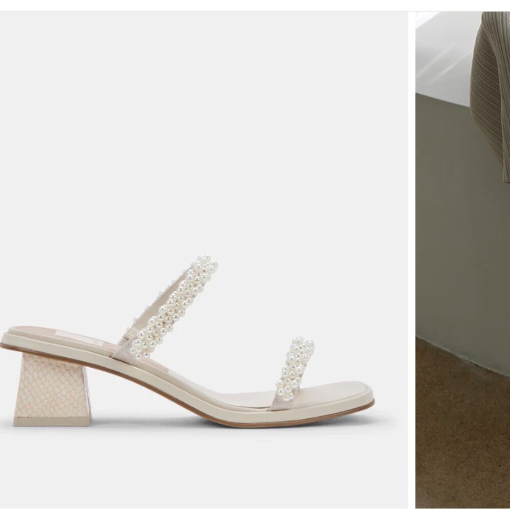 Dolce Vita River Pearl Heels - 8.5